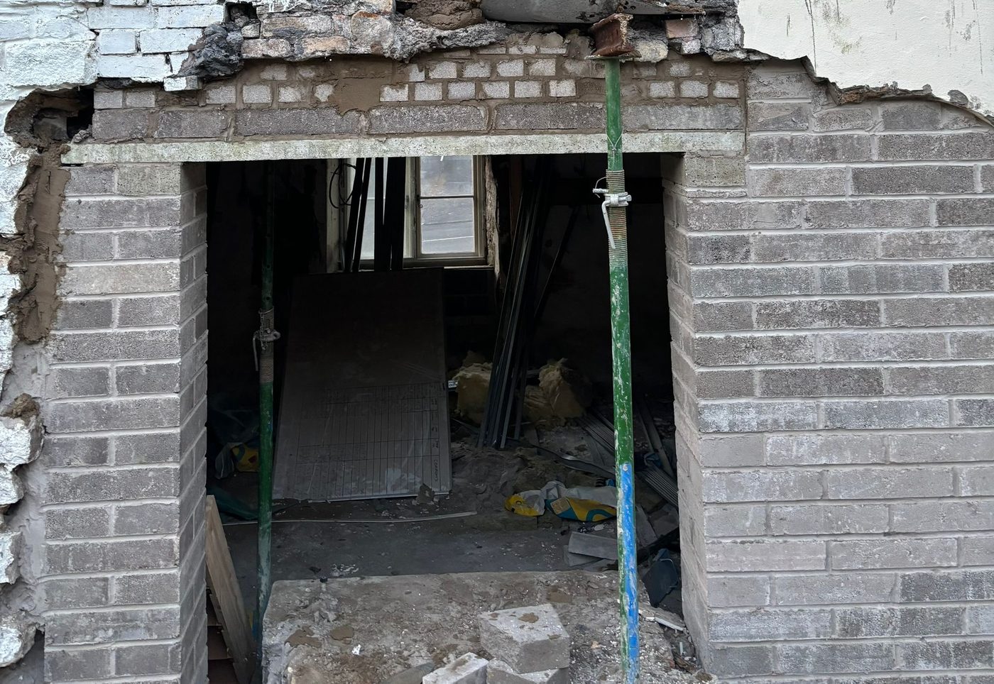 Brick and masonry work by RD Construction near Cyfarthfa Castle, Merthyr Tydfil CF47